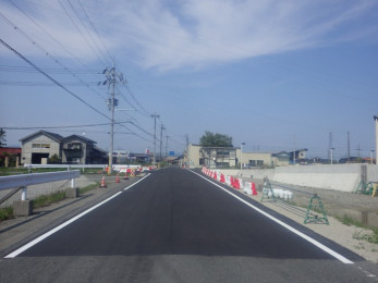 五番領安井川線補助道路整備工事